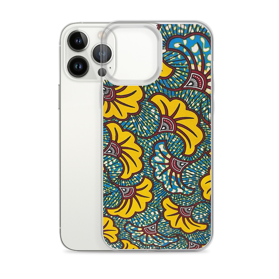 Miniature : Coque transparente iPhone® wax salouva fleur