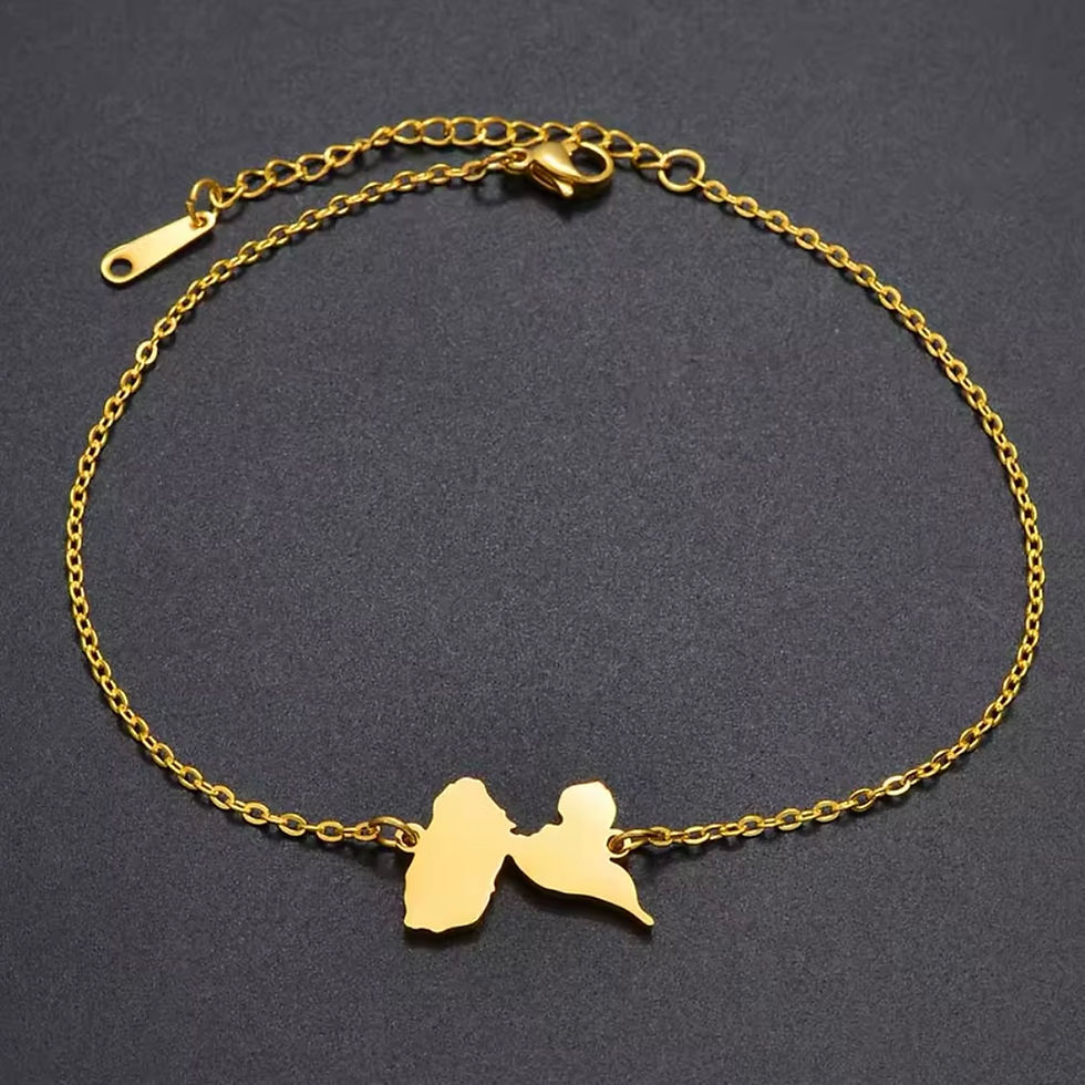 Miniature : Bracelet pendentif Guadeloupe forme carte