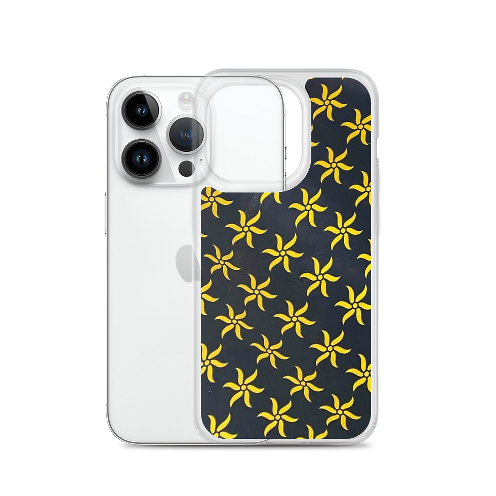 Miniature : Coque transparente iPhone® symbole mayotte fleur