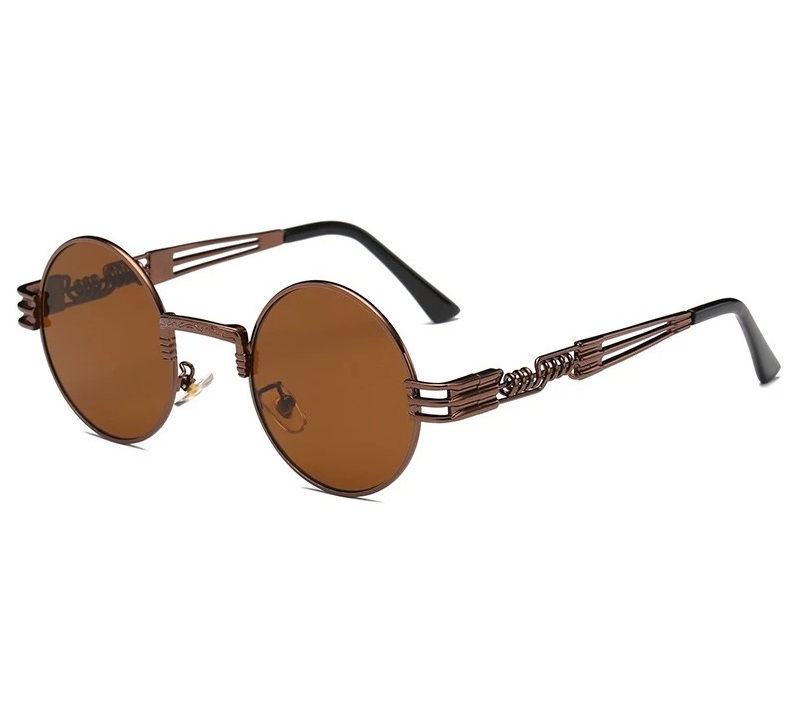 Miniature : Lunette de soleil mixte homme rond couleur
