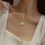 Miniature :  Collier femme fleur blanche tendance jolie  