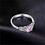 Miniature : Bague noeud celtique saphir femme fiançailles non personnalisé 