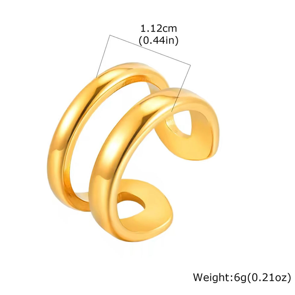 Miniature : Bague pour femme simple petit prix pierre style ajustable