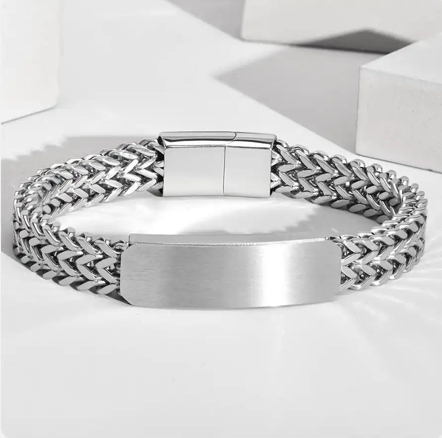 Miniature : Bracelet homme personnalisé double couche avec écriture mtrubaba 1