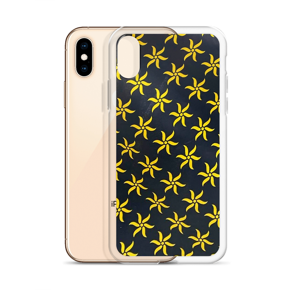 Miniature : Coque transparente iPhone® symbole mayotte fleur