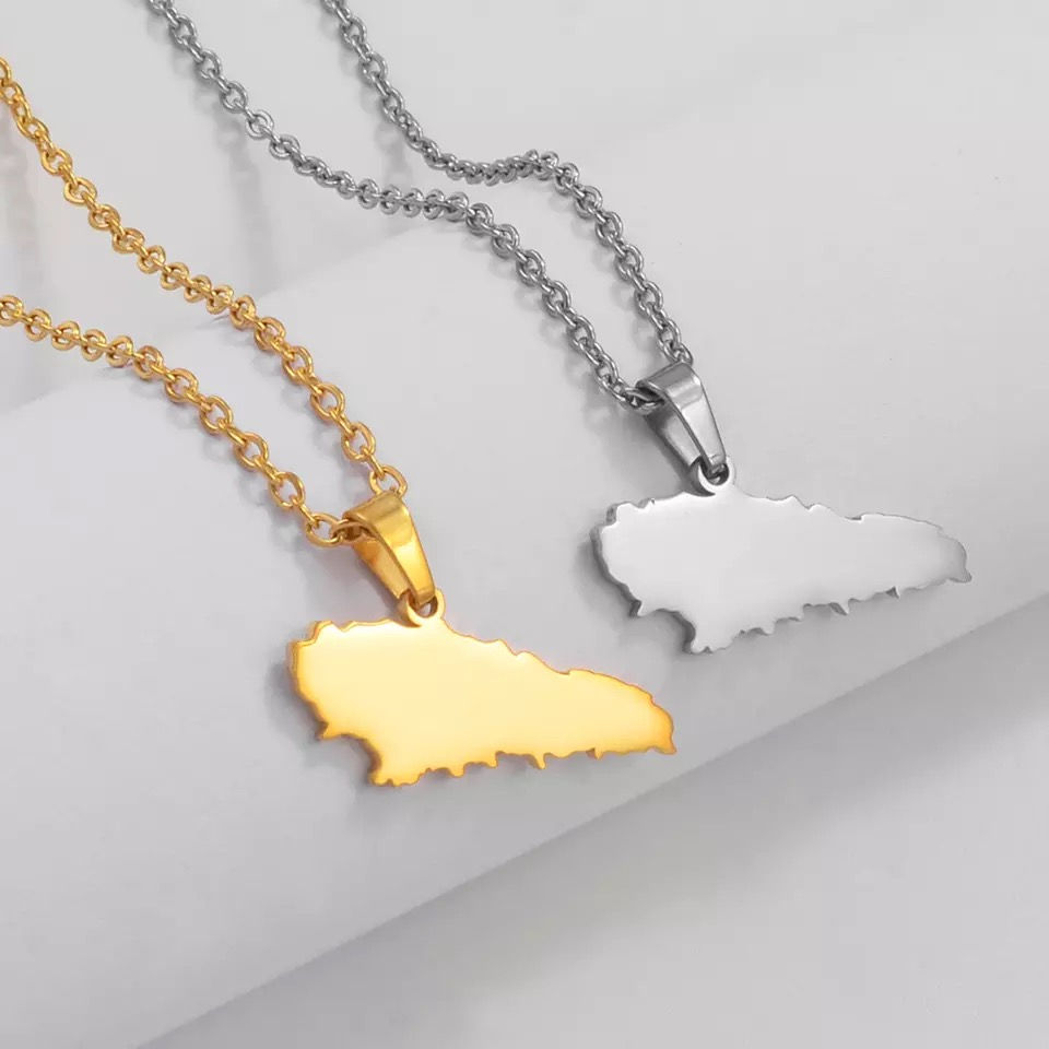 Miniature : Collier avec pendentif carte mohéli