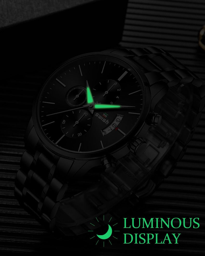 Miniature : Montre homme SWISH étanche élégante mode