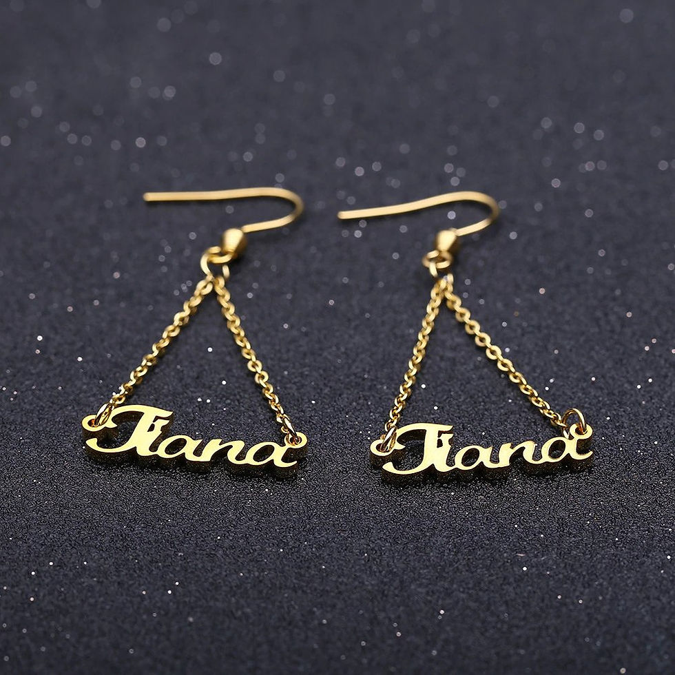 Miniature : Boucles d'oreilles prénom Suspendu