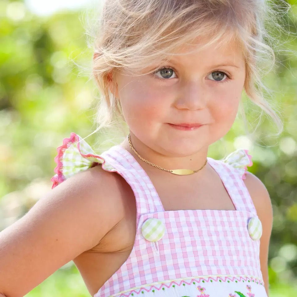 Miniature : Collier enfant ras du coup personnalisé avec prénom mwana 5