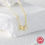 Miniature : Collier femme forme double coeurs et petite pierre tendance jolie