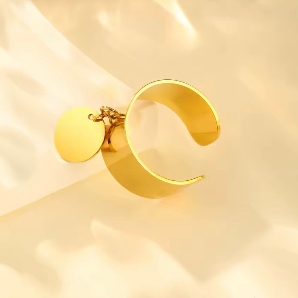 Miniature : Bague pour femme simple petit prix pierre style ajustable