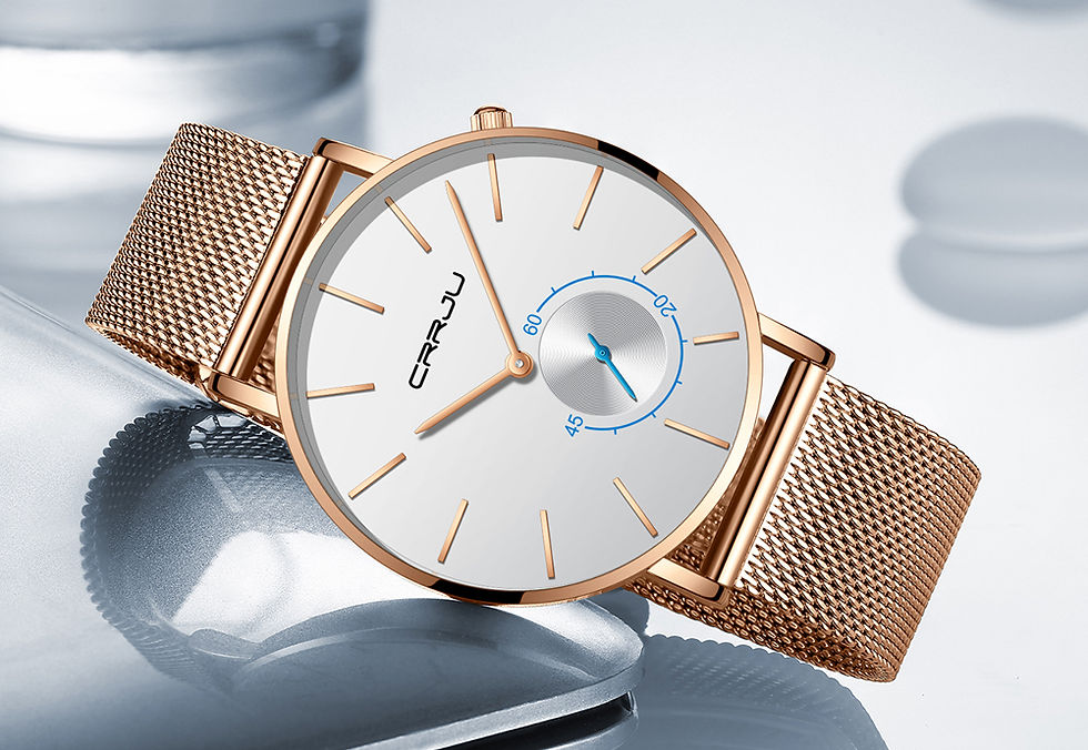 Miniature : Montres homme CRRJU élégante moderne
