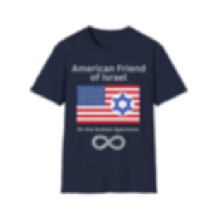 American Friend of Israel on the Autism Spectrum T-Shirt