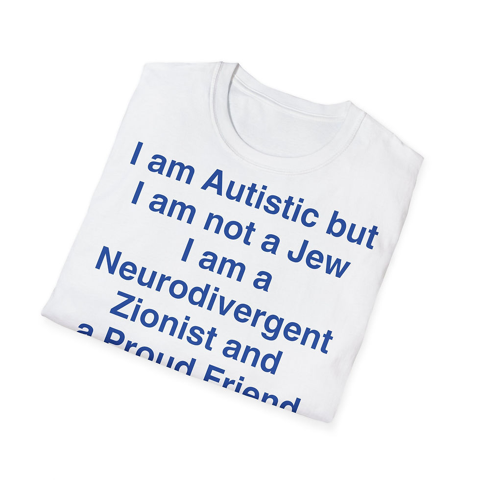 Thumbnail: Autistic non-Jewish friend of Zionism T-shirt