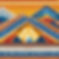 Colorful Salvadoran background inspired by traditional textiles and volcano landscapes, wi