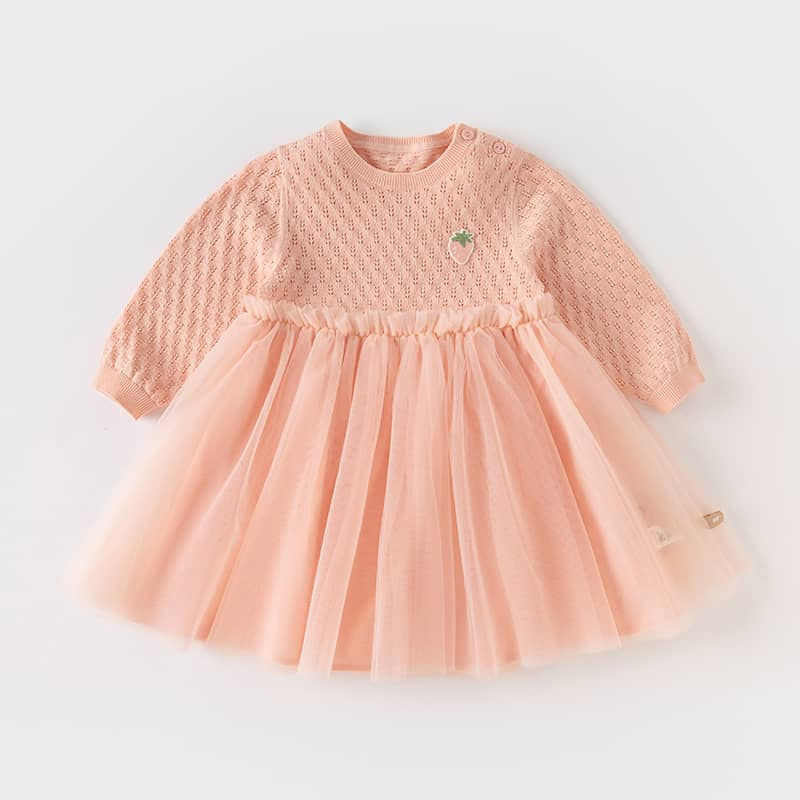 Elegantes Erdbeer- Kleid