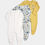 Thumbnail: Mamas & Papas - 3 Pack Transport Sleepsuits