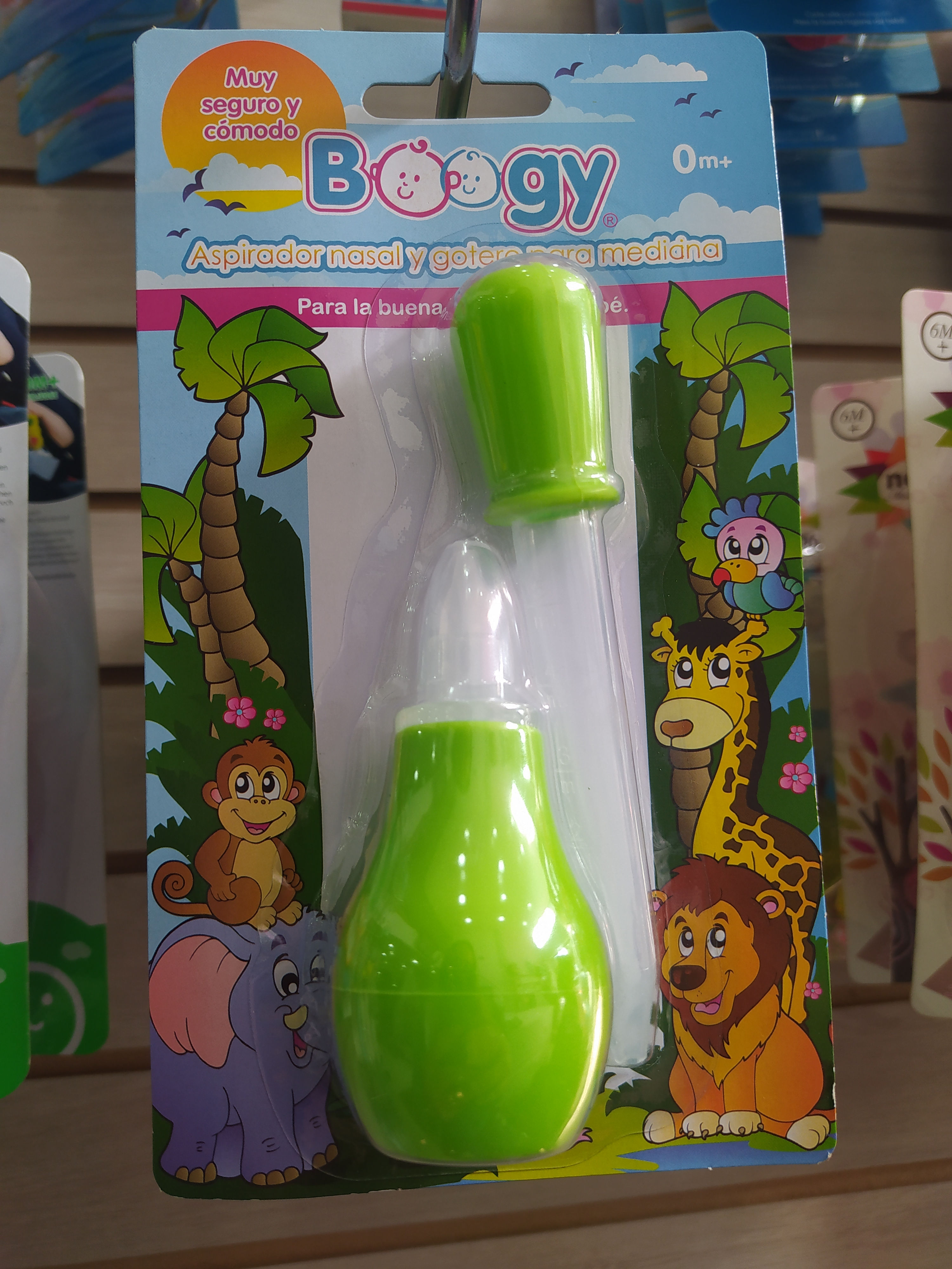 Aspirador Nasal y Gotero Verde