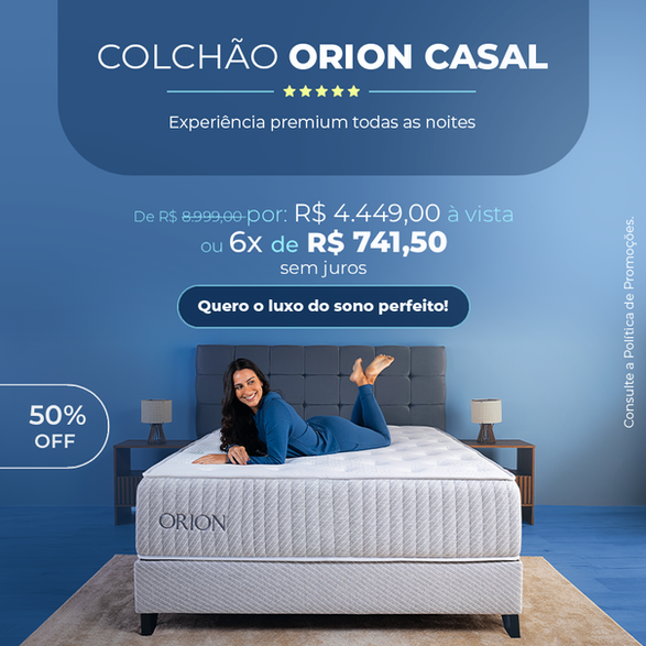 Promoção Colchão Orion