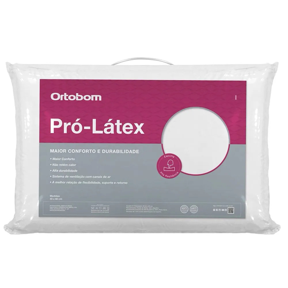Travesseiro Pró-Látex Ortobom