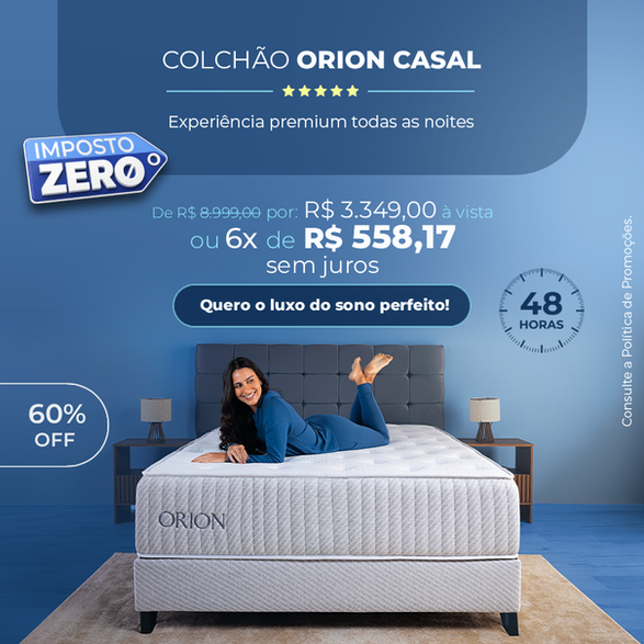 Promoção Colchão Orion Ortobom