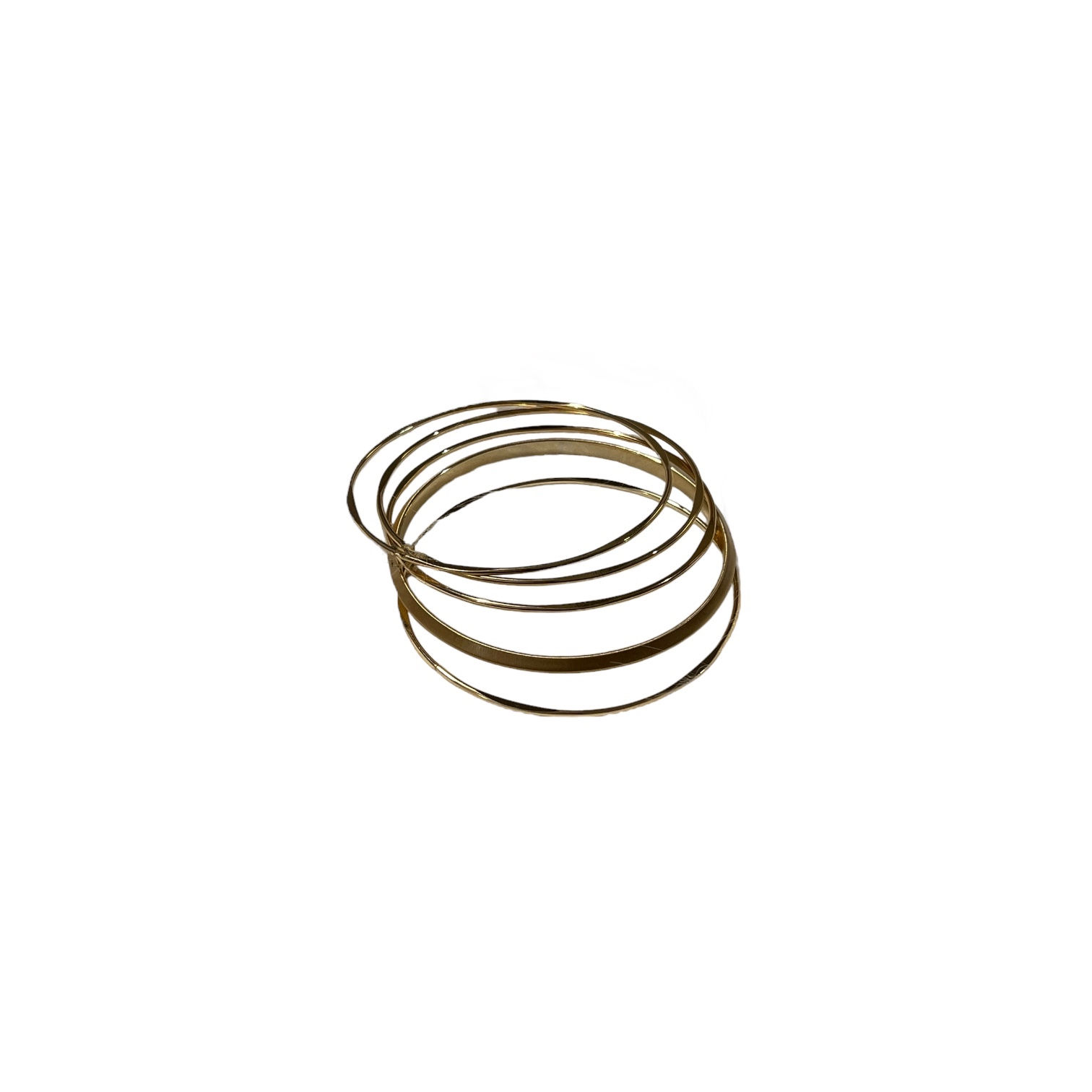6 Piece Gold Bangle Set