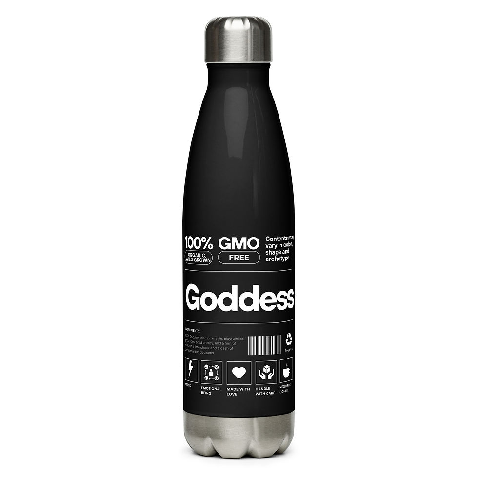 Thumbnail: Goddess Vibes Stainless Steel Water Bottle