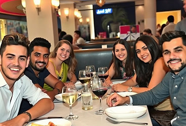 group of hungry people