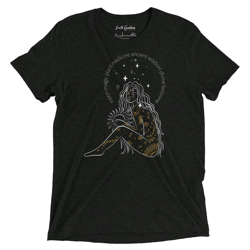 Thumbnail: Women's Cosmic Goddess Tri-Blend T-Shirt