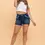 Thumbnail: Horseshoe Longhorn Denim Shorts