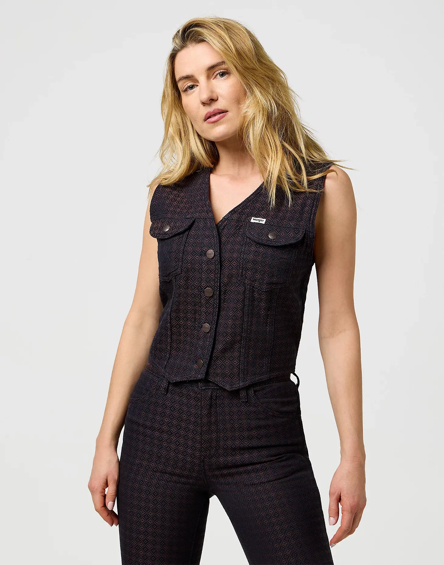 Wrangler Regular Vest Mahogany