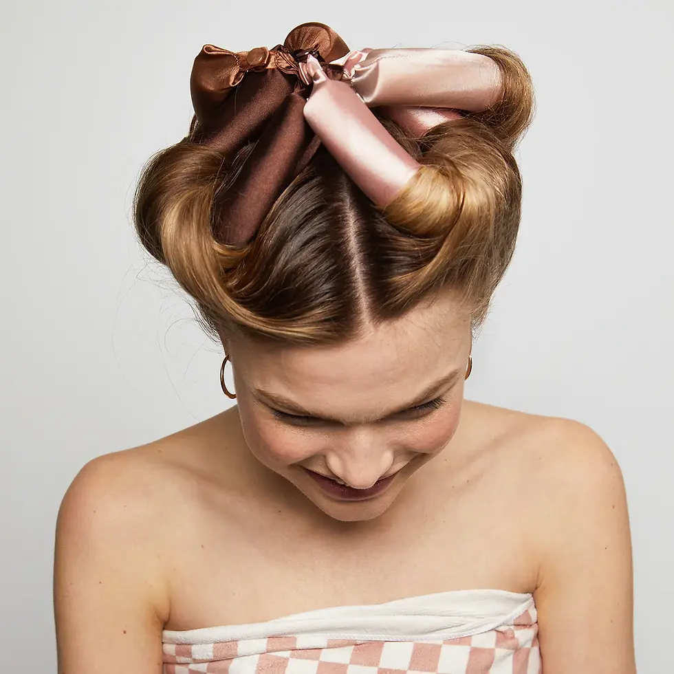Miniatyrbilde: Kitsch / Rosewood Satin Flexi Rods - Store 4-pakk