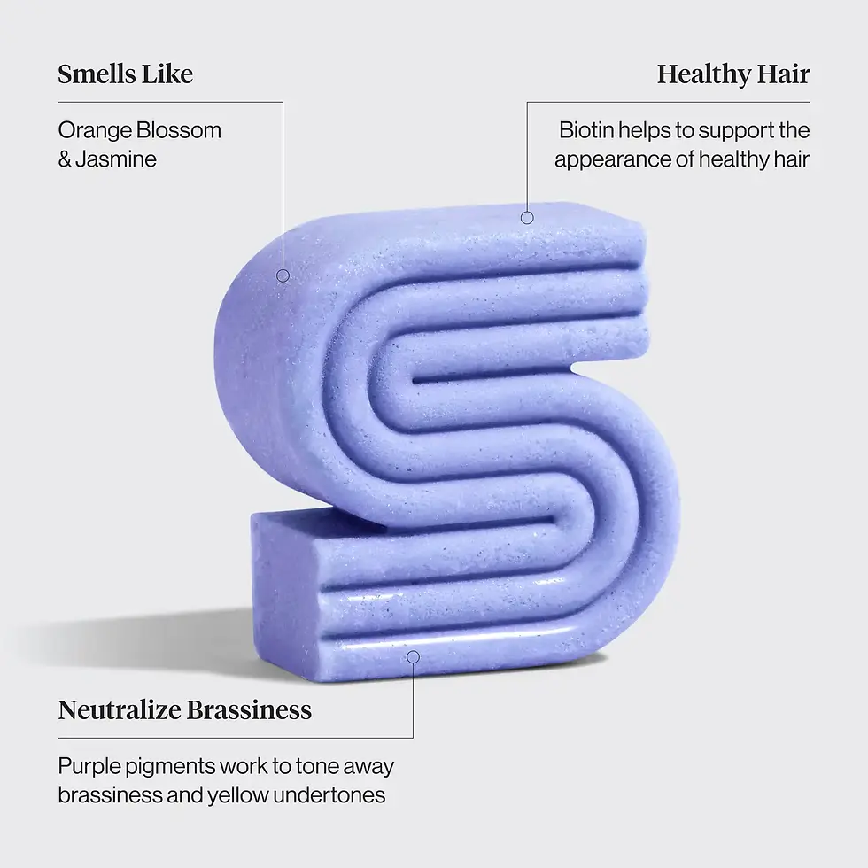 Miniatyrbilde: Kitsch / Purple Toning Shampoo & Conditioner Bar Combo For Color-Treated & Grey