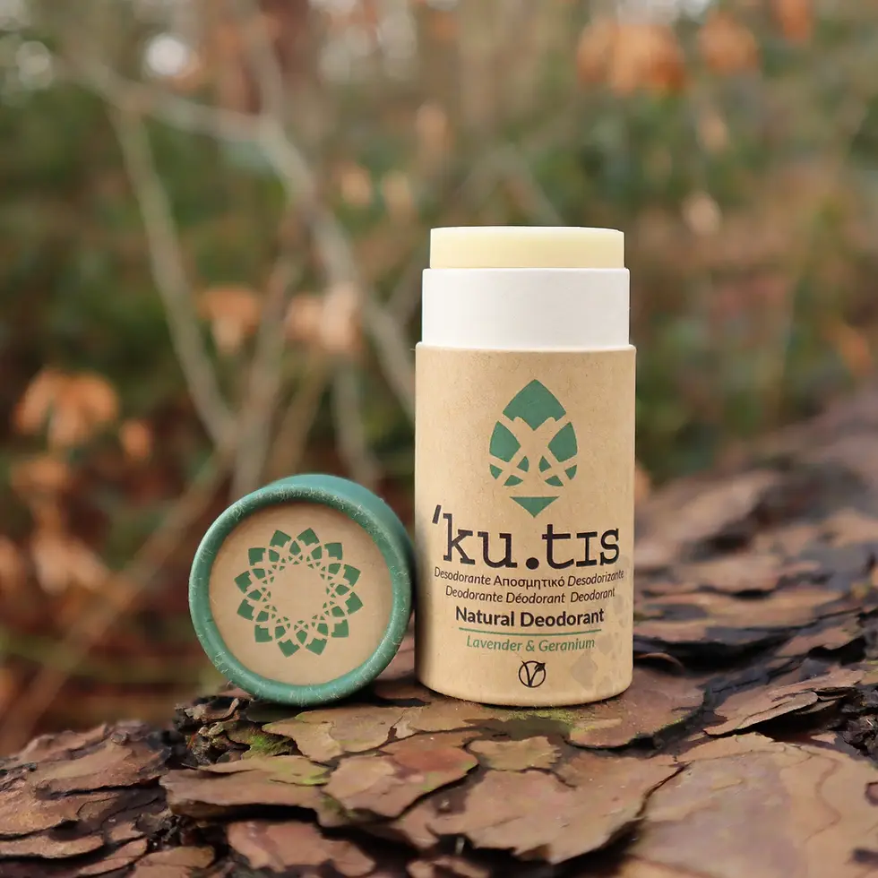 Kutis vegansk solsikkevoks- deodorant / Lavendel og geranium
