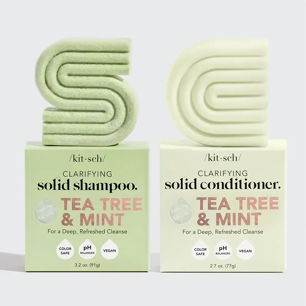Miniatyrbilde: Kitsch / Tea Tree & Mint Clarifying Shampoo Bar