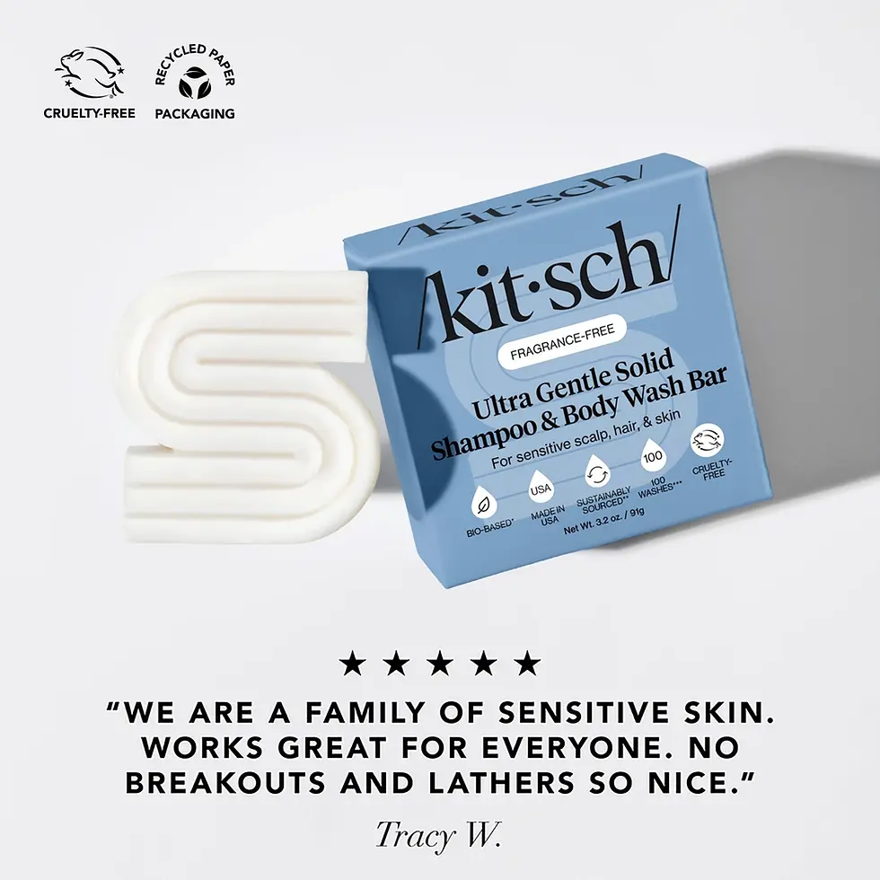 Thumbnail: Kitsch / Ultra Gentle Shampoo & Conditioner Bar Combo