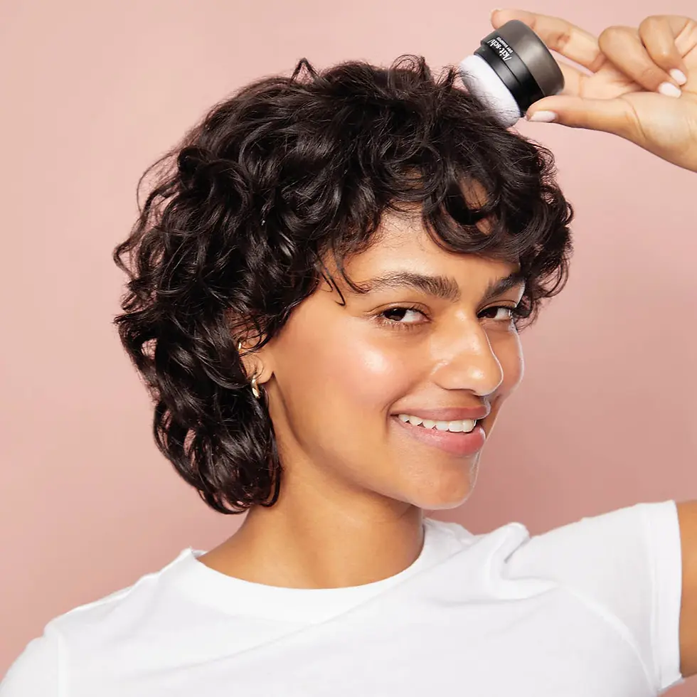 Miniatyrbilde: Kitsch / Volumizing Rice Protein Dry Shampoo with Puff - Mørkt hår