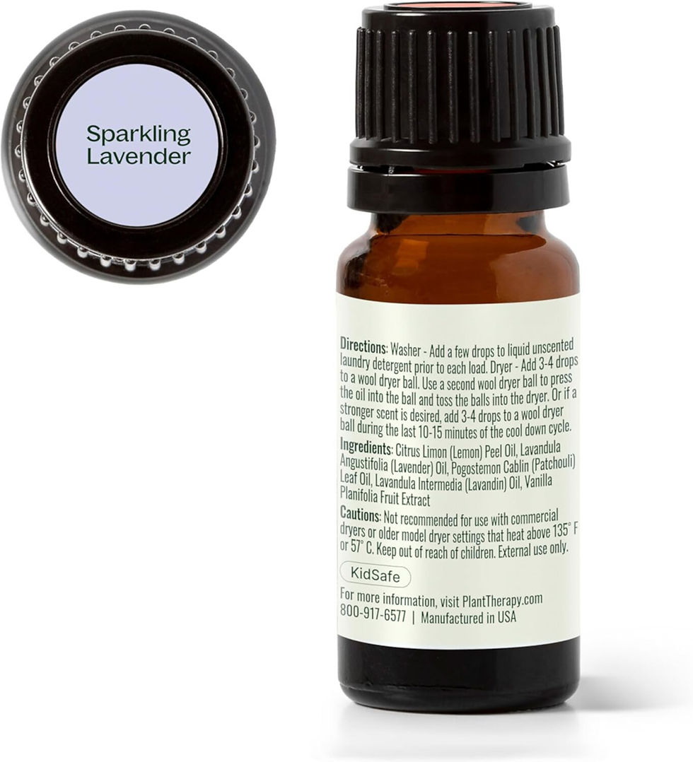 Miniatyrbilde: Sparkling Lavender / Aromaterapeutisk olje til klesvask / lavendel