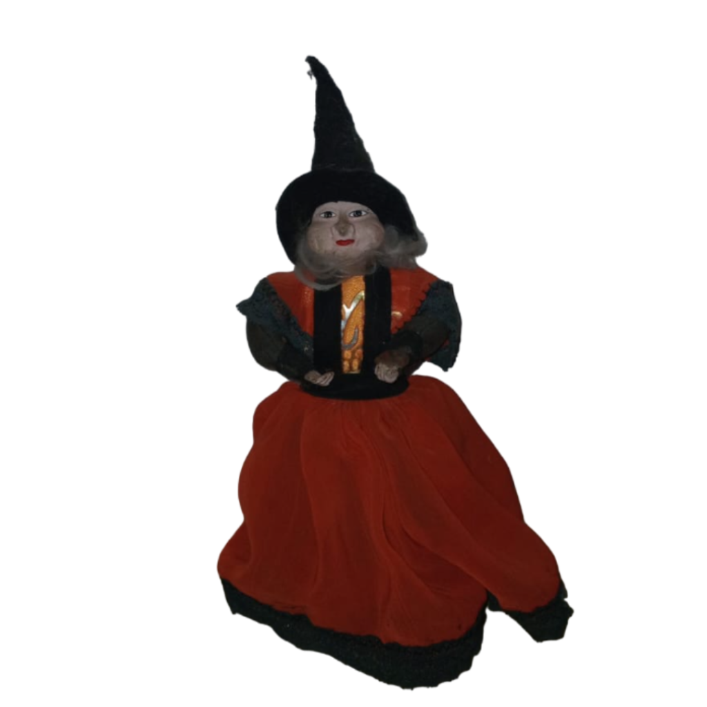 Halloween EA Bruxa Roupa Laranja
