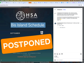 HSA Big Island Postpones September 12 Contest