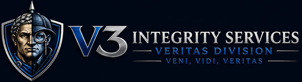 V3 Integrity Services Veritas Division logo for polygraph testing South Africa
