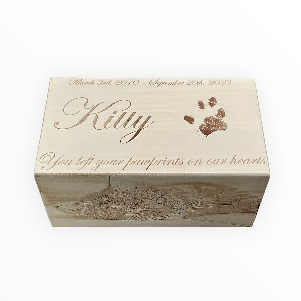 Whitewashed Wood Urn