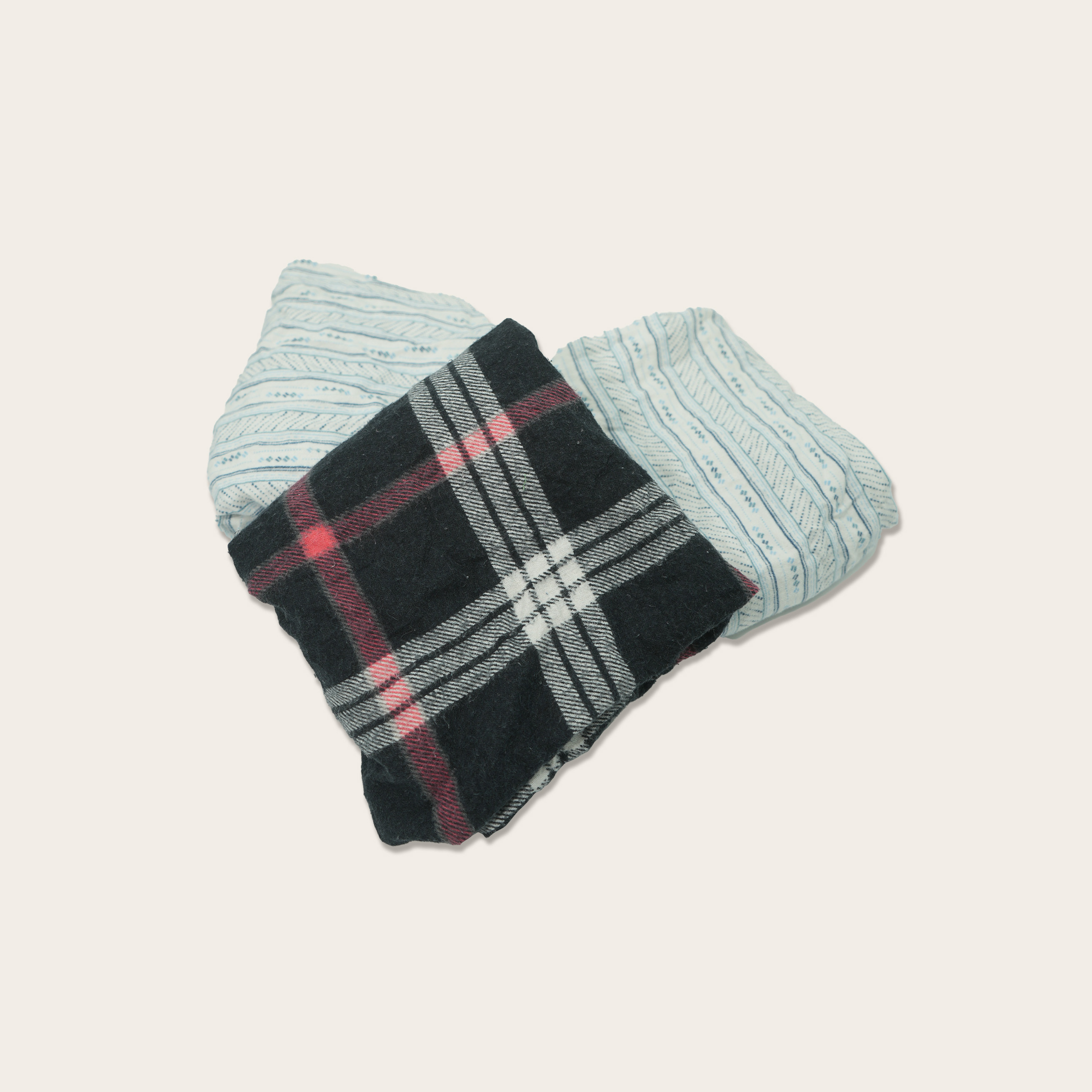 Colored Flannel Rags Recycled and Cleaned