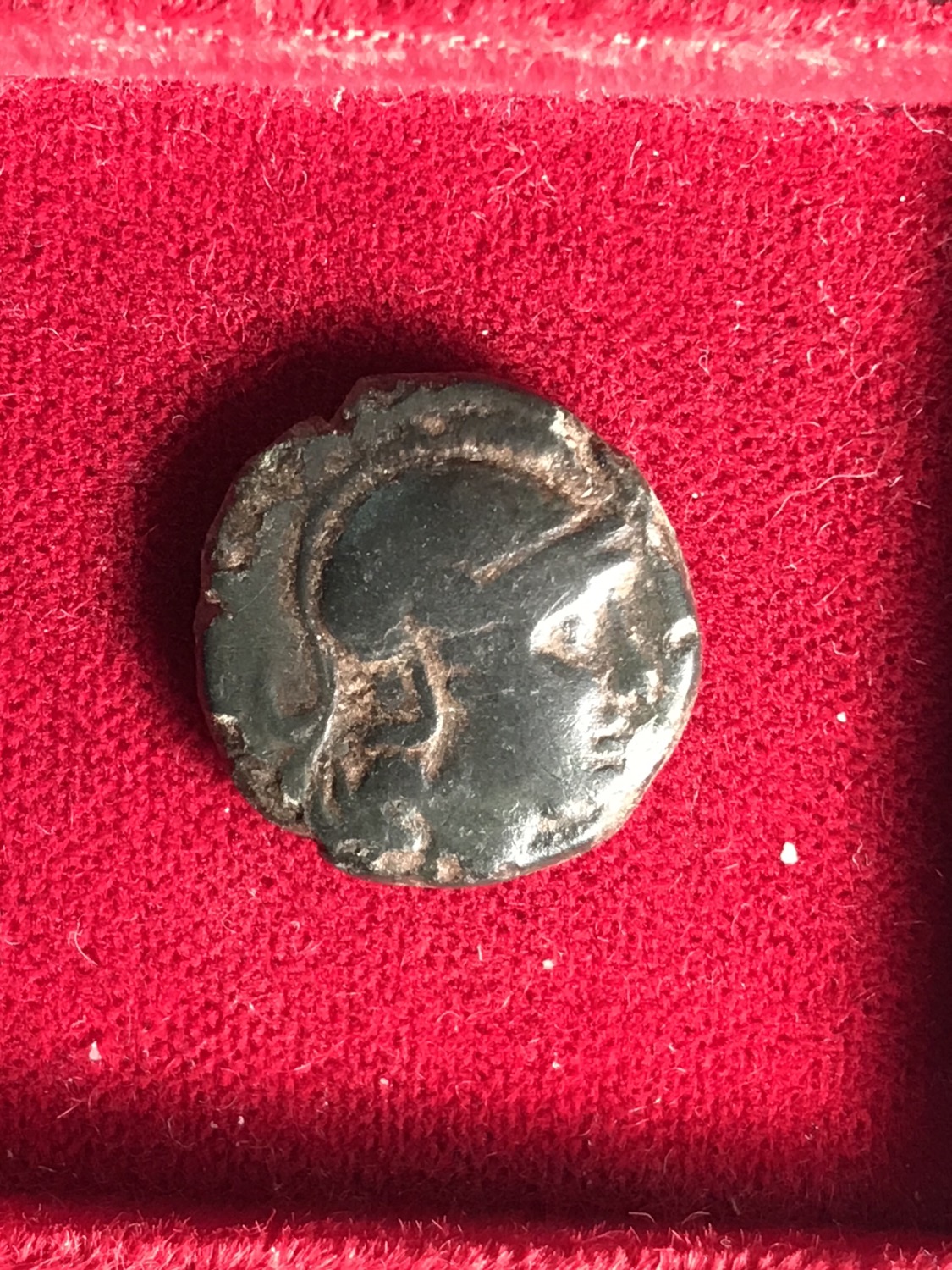 Thumbnail: Ancient Greek bronze coin Assos, Troas, 400-241 BC.
