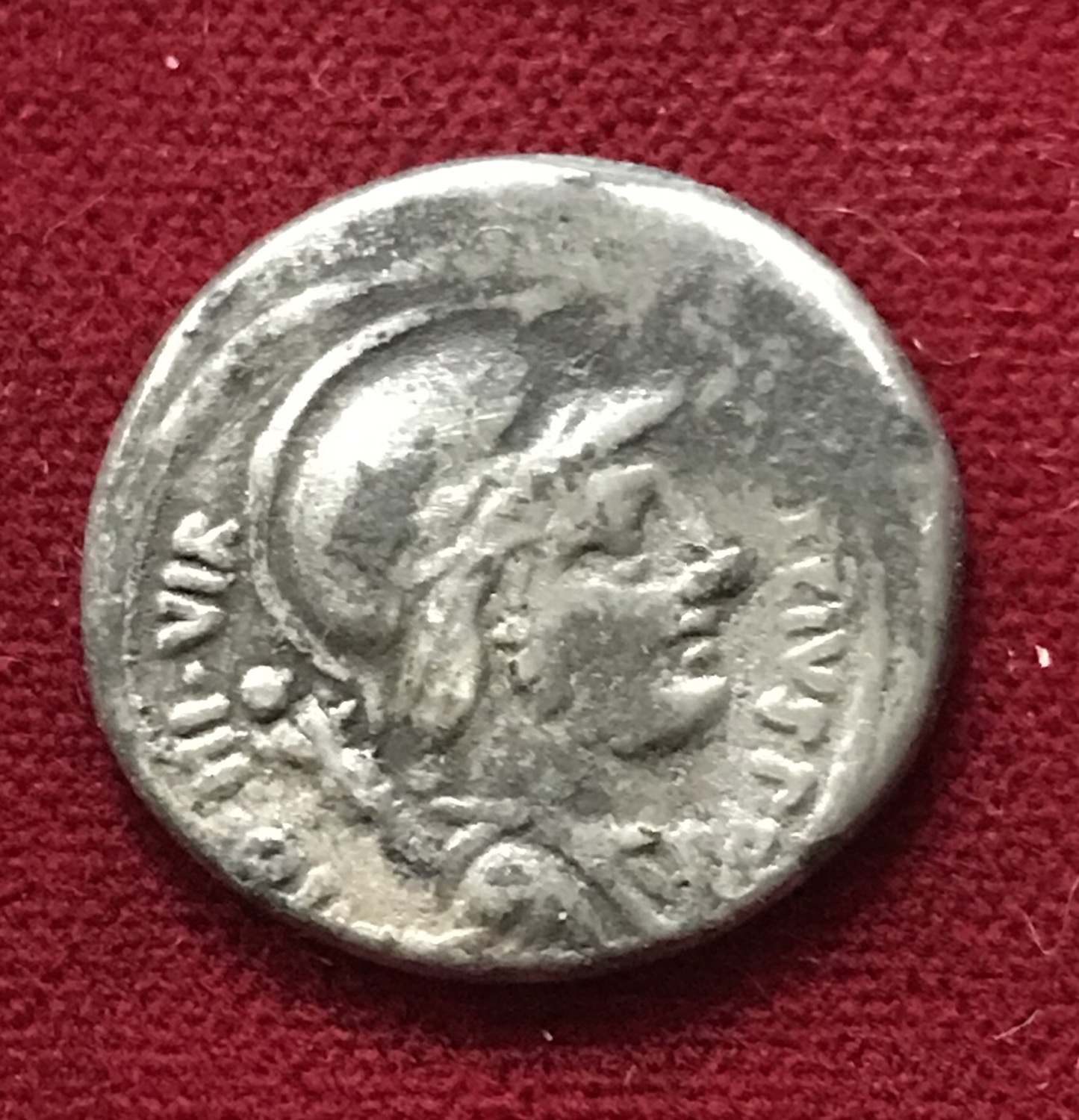 Thumbnail: P. Fonteius P.f. Capito. 55 BC. AR Denarius Rome mint