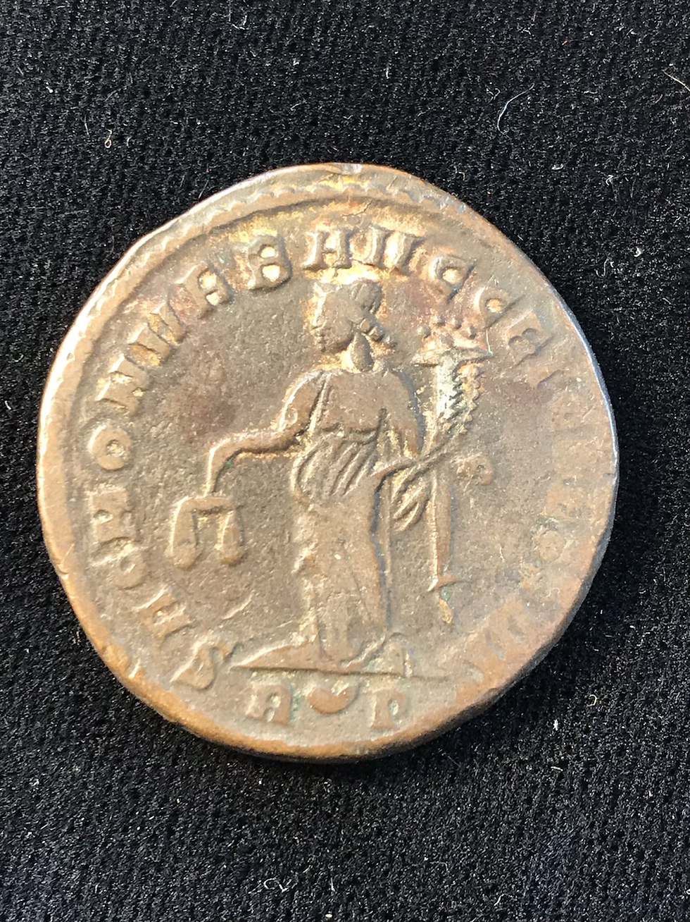 Thumbnail: Ancient Rome, Diocletian bronze Follis 284-305 ad