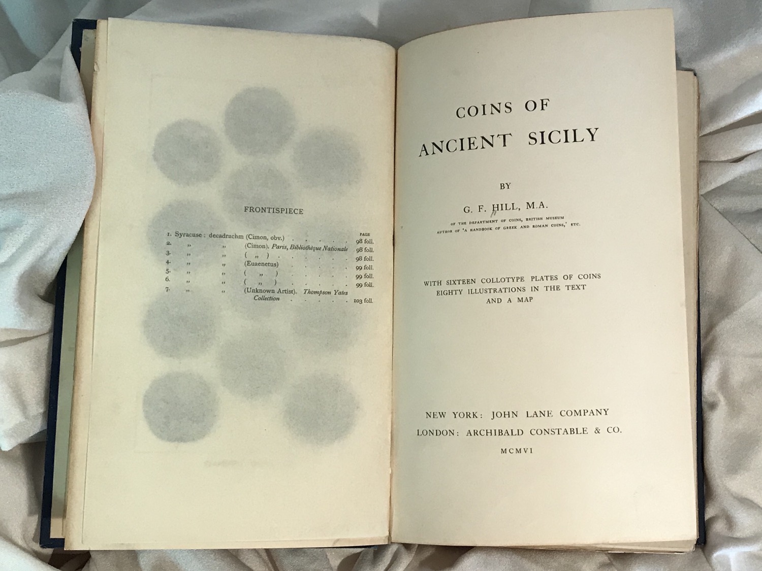 Thumbnail: Coins of Ancient Sicily, by G.F. Hill. 1906