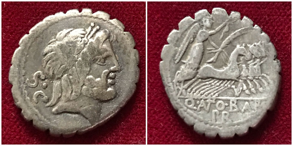 Q. Antonius Balbus. 83-82 BC. AR Serrate Denarius Rome mint