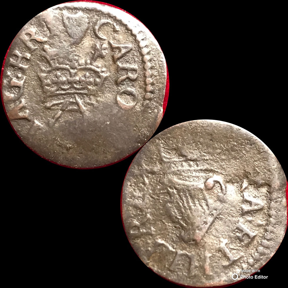 Great Britain Charles I Maltravers Farthing 1634-1636