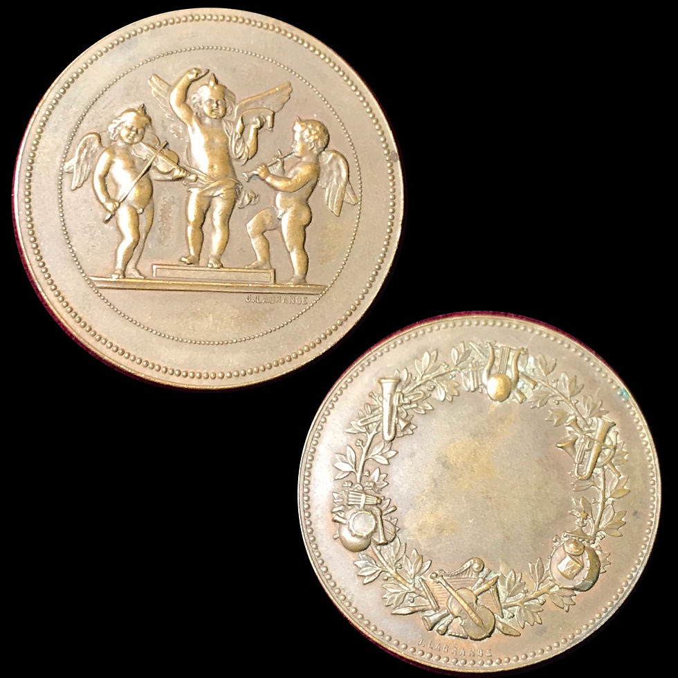 French bronze medal by JEAN LAGRANGE